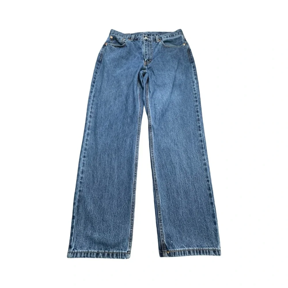 Levis Jeans Mens 33x30 Blue 550 Relaxed Fit Tapered Leg Medium Wash Denim Pants